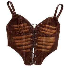 Outcast Pyra Top in Rust Brown